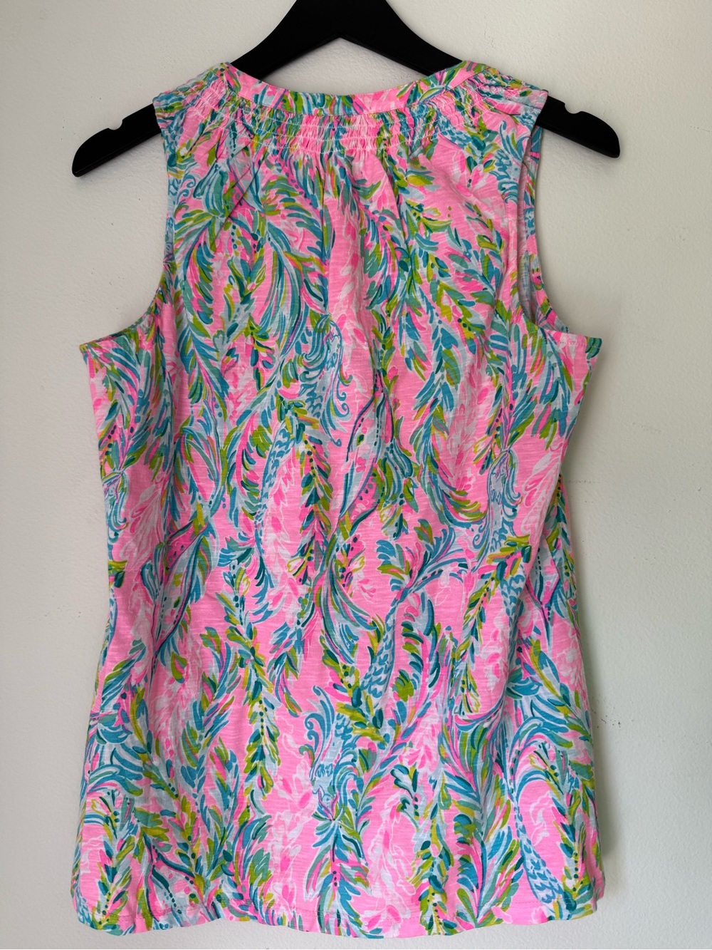 Lilly Pulitzer Essie Tank Top Unicorn of the Sea Print Medium Nwt - Picture 2 of 9